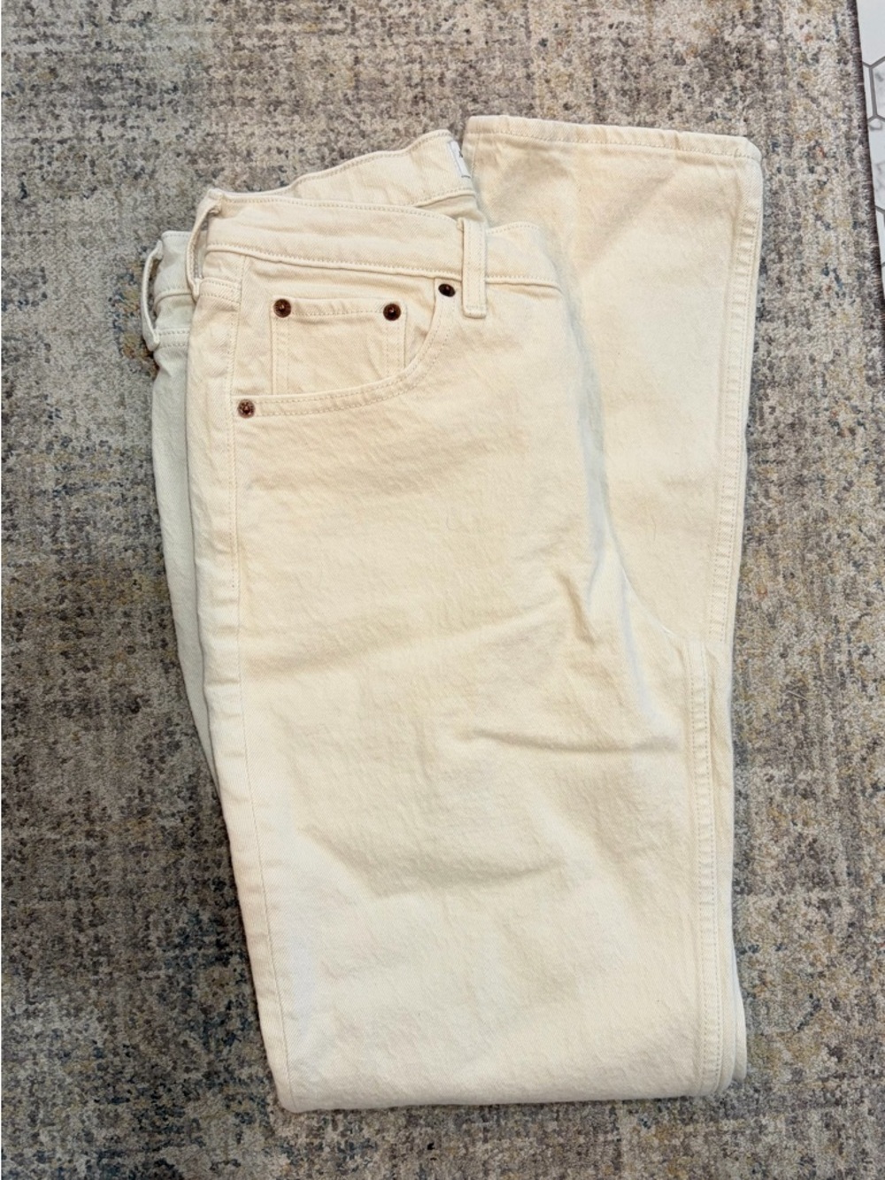 Abercrombie 90s straight mid rise jean